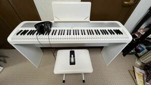 KORG B1 デジタルピアノ 電子ピアノ コルグ スタンド/椅子付き 88鍵 NH鍵盤 スリム 軽量 中古美品