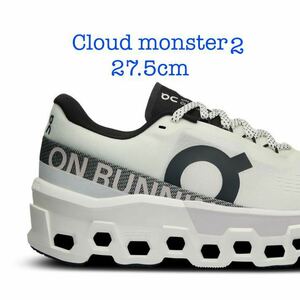  on cloudmonster2 unused ONk loud Monstar 2 white sneakers 