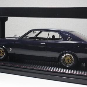 IG3008 1/18 Nissan Laurel 2000SGX ニッサン ローレル パープル 佐田ビルダーズ フィギュアなしイグニッションモデル Ignition model hpiの画像4