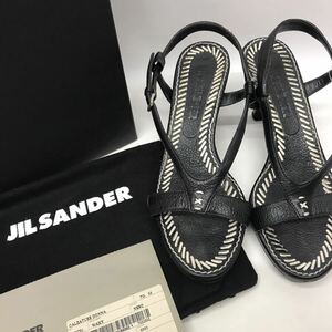 JIL SANDER ジルサンダー　サンダル/35 22cm相当　パンプス/BLK/レザー/JDX751