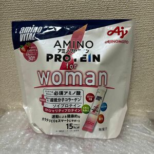 アミノバイタル アミノプロテイン for woman ストロベリー味 3.8g × 30本入