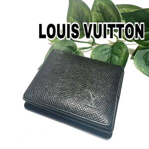 LOUIS VUITTON コインケース ポルトモネ ボワット タイガ ブラック