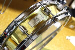 完全動作品　Pearl Brass Shell 14”×3.5” Piccolo Snare（送料無料）