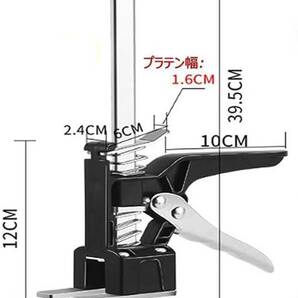 ミニジャッキ ジャッキ 定規付 ソリッドスチール製多機能高さ調整リフティング器具ガレージジャッキドアパネル ボードリフター 家具移の画像8