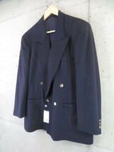 5130s9◆新品です◆カシミヤ混◆LANVIN ランバン ダブルジャケット 48/ブレザー/テーラード/スーツ/コート/ブルゾン/シャツ/ゴルフ/メンズ_画像2