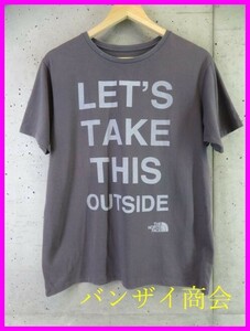 【送料300円可】2130s1◆吸汗速乾◆THE NORTHFACE ノースフェイス 半袖Tシャツ L/アウトドア/カットソー/マウンテンパーカー/ジャケット