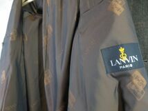 015m41◆美品です◆LANVIN ランバン チェック柄 ウールコート 48/ロングコート/ジャケット/ブレザー/スーツ/シャツ/メンズ/男性/紳士_画像9