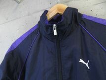 6230s25◆良品です◆セットアップ◆PUMA プーマ ナイロンジャージ 上下 L/ジャケット/ウインドブレーカー/ジャージパンツ/スポーツ/女性_画像4