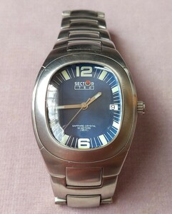 セクター SECTOR 760 SAPPHIRE CRYSTAL 50 METERS(165 ft. ) QUARTZ SWISS MADE