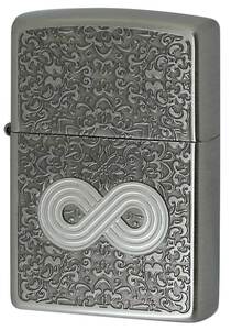 Zippo ジッポライター INFINITY インフィニティ アンティークニッケル Antique Nickel メール便可