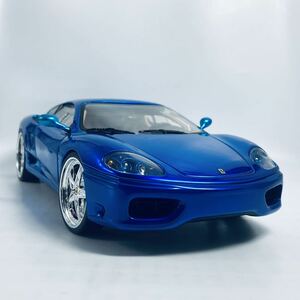 MATTEL HOT WHEELS ホットウィール 1/18 C3865 CUSTOMIZED FERRARI フェラーリ360 MODENA モデナ キャンディブルーメタリック