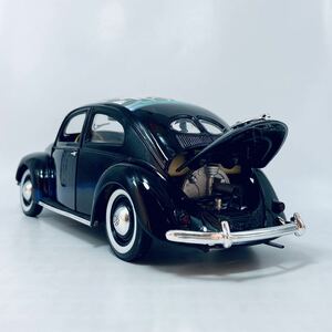 希少スプリットウインドウモデル 絶版品 旧黒箱 Maisto 1/18 1951年型 フォルクスワーゲン タイプ1 ビートル アートカー