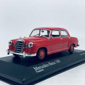 MINICHAMPS ミニチャンプス 1/43 1953年型 W120 Mercedes Benz メルセデスベンツ 180 PONTON レッド 