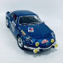 イタリア生産モデル ビンテージ burago ブラーゴ 1/16 1971年式 RENAULT ルノー ALPINE アルピーヌ A110 1600S RALLY MONTE CARLO_画像8