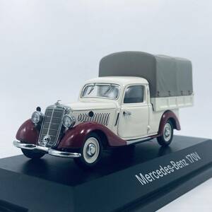 Schuco 1/43 W136 Mercedes Benz メルセデスベンツ 170V ピックアップトラック 幌仕様 ベージュ マルーンツートン