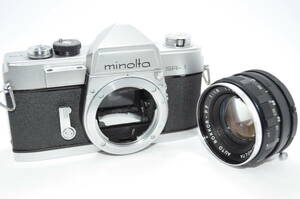 【外観並級】MINOLTA SR-1 / AUTO ROKKOR-PF 55mm F1.8 ミノルタ　#t10389