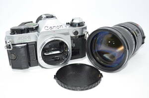 【外観並級】Canon AE‐1 PROGRAM シルハー / FD 35‐105mm F3.5　#s4754