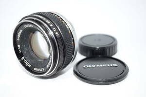 【外観特上級】OLYMPUS OM-SYSTEM F.ZUIKO AUTO-S 50mm F1.8　#s4950