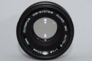 【外観特上級】OLYMPUS OM-SYSTEM ZUIKO MC AUTO-S 50mm F1.8　#s5226-1
