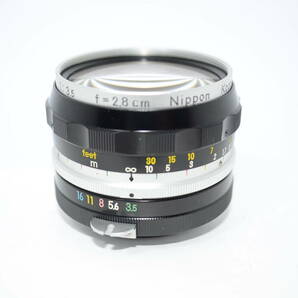 【外観特上級】Nikon 非Ai NIKKOR-H Auto 28mm F3.5 #s5294-1の画像2