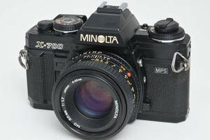 【外観特上級】MINOLTA X-700 MPS / MINOLTA MD ROKKOR 50mm F1.7　#t12494