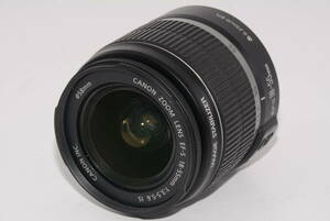 【外観特上級】Canon 標準ズームレンズ EF-S18-55mm F3.5-5.6 IS APS-C対応　#s5300