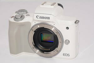 【外観特上級】Canon EOS Kiss M ボディ ホワイト　#s5580