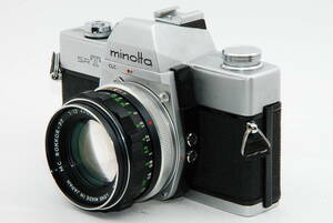 【外観特上級】minolta SRT101 / MINOLTA MC ROKKOR-PF 55mm F1.7　#t12606