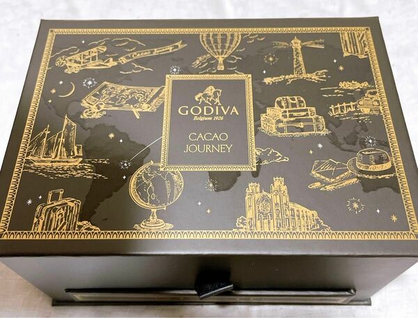 GODIVAの空箱 ゴディバ カカオジャーニーグランプラス　空箱 GODIVA ゴディバ ゴディバチョコレート