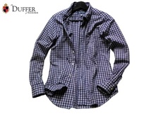 ◆The DUFFER of St.GEORGE チェックシャツ レッド L ダファーオブセントジョージ シャツ 1PIU1UGUALE3◆_画像1