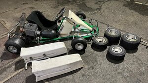 ★中古★Yamaha yamaha Racing kart KT100SD 2サイクルengine クラッチNo レインTiresincluded 動作OK レース トレーニング 動画有)倉a