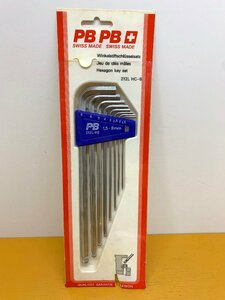 ★未使用★PB スイスツールズ ボール付きロング六角棒レンチ 212L-H8 1.5～8mm 8本セット ボールポイント ヘキサゴン ハンドツール)倉b