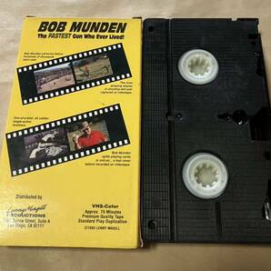 同梱取置歓迎中古VHSGUN関係ビデオ「BOB MUNDEN The FASTEST GUN Who Ever Lived！」ボブマンデンファストドロー早撃ちの画像2