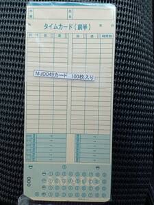  stock abundance new goods all-purpose amano time card MJD049 100 sheets entering 2 box 