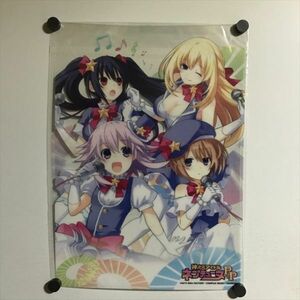 X2862 ◆未開封品 神次元アイドル ネプテューヌPP　A3サイズ クリアポスター