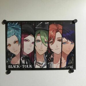 X2892 ◆未開封品 BLACK STAR　　BLACK TOUR　B4サイズ ポスター