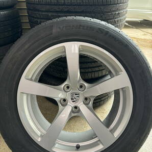 【中古】広島発 タイヤホイール4本セット 18インチ 235/60R18 103W 255/55R18 105W ポルシェ 中古ホイールの画像4