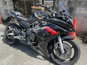 ヤマハ　FZ6R　 書類、鍵付き 事故現状車