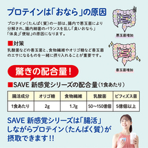 【3種セット】 SAVE 新感覚プロテイン 新感覚ホエイ風味＋新感覚ホエイ＆ソイ＋新感覚ソイ (計3個) 1.5kg (500g×3個)_画像3