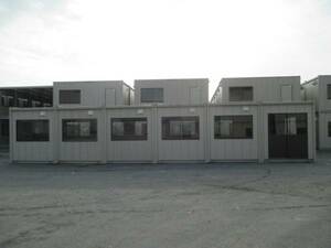 [ Gifu departure ] super house container storage room unit house 24 tsubo used temporary prefab warehouse office work place 48... place . road place house Tokai district 