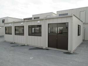 [ Niigata departure ] super house container storage room unit house 16 tsubo used temporary prefab real . raw.. storage warehouse road place office work direct sale store 32 tatami ..