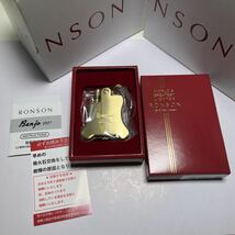 RONSON ロンソン フリントオイルライター バンジョー ブラスサテン BRASS SATIN R01-0026　送料140円　新品　税込！4948501113729_画像7