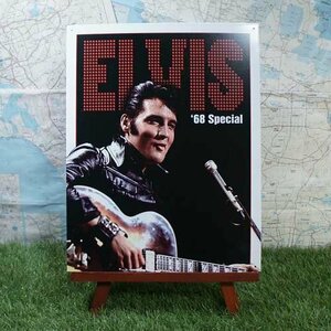 新品★インテリア雑貨★【ブリキ看板】Elvis Presley／エルヴィス・プレスリー　'68 Special