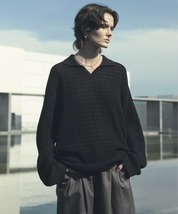 blanc ym Blanc YM ブランワイエム Skipper Knit Shirt_画像1