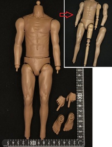  special price middle free shipping ) 1/6 removed si-m less element body man Asia ( inspection DAMTOYS ganghood hot toys VERYCOOL TBleague phicen element body figure 