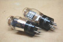 真空管　RCA Radiotron 45 Silver Print near mint pair_画像2