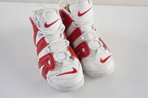 NIKE MORE UPTEMPO GS*415082-100*ナイキ/エア モア アップテンポ*スニーカー/靴/シューズ*白/赤*25ｃｍ_画像2