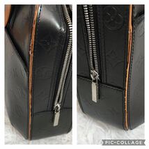 良品●ルイヴィトン LOUIS VUITTON マルデン ハンドバッグ トートバッグ モノグラムマット メンズ ビジネス 黒 ブラック レザー 本革_画像10