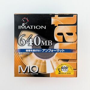 【新品・未使用】IMATION 640MB　MO アンフォーマット　５枚セット