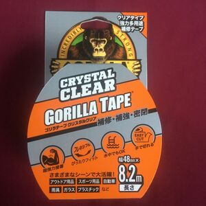 ゴリラテープ　クリスタルクリア　ゴリラ強力多用途補修テープ　全天候対応　窓ガラス修理　防災